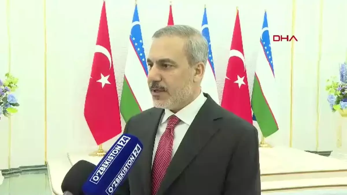 Dışişleri Bakanı Hakan Fidan, Özbekistan Cumhurbaşkanı ile görüştü