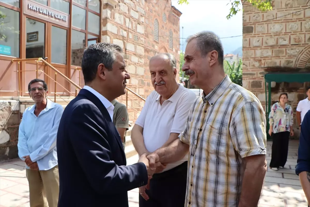 Özgür Özel, Sarnıç Camisi’nin Temelini Attı