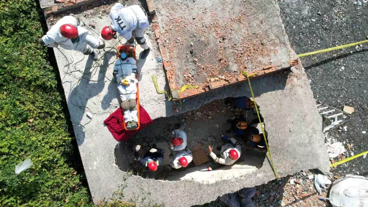 Zonguldak’ta Maden Kurtarma Tatbikatı