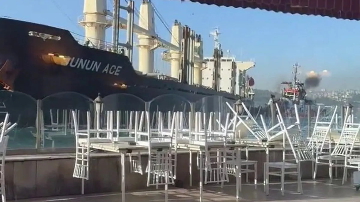 İstanbul büyük tehlike atlattı! Gemiler çarpıştı: Korku dolu anlar