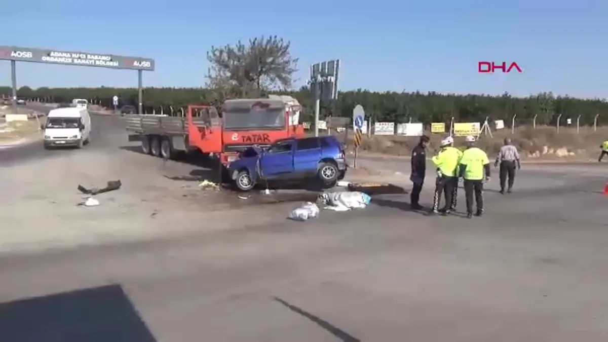 Adana’da Kaza: Bir Ölü, Bir Yaralı
