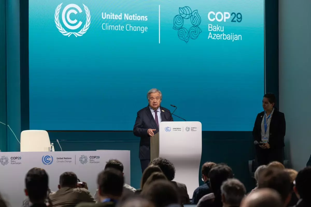 BM Genel Sekreteri Guterres’ten İklim Değişikliği Konferansı Değerlendirmesi