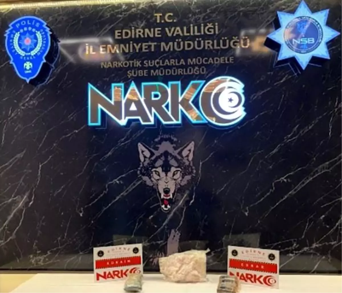 Edirne’de Tır Sürücüsüne Uyuşturucu Tutuklaması