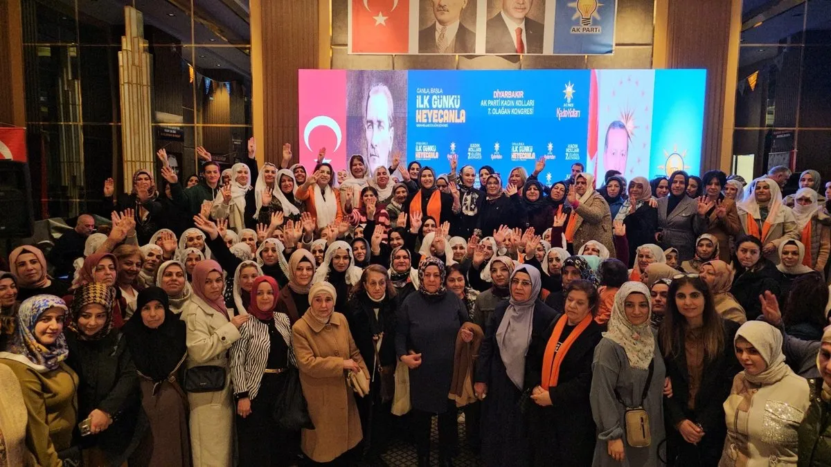 AK Parti kadın kolları kongresi yapıldı