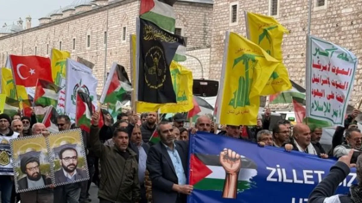 “Dünya Kudüs Günü” eyleminde İsrail protesto edildi