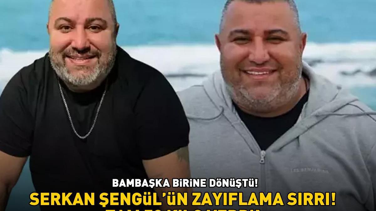 Kutsal Damacana’nın yıldızı Serkan Şengül’ün zayıflama sırrı! TAM 50 KİLO VERDİ!