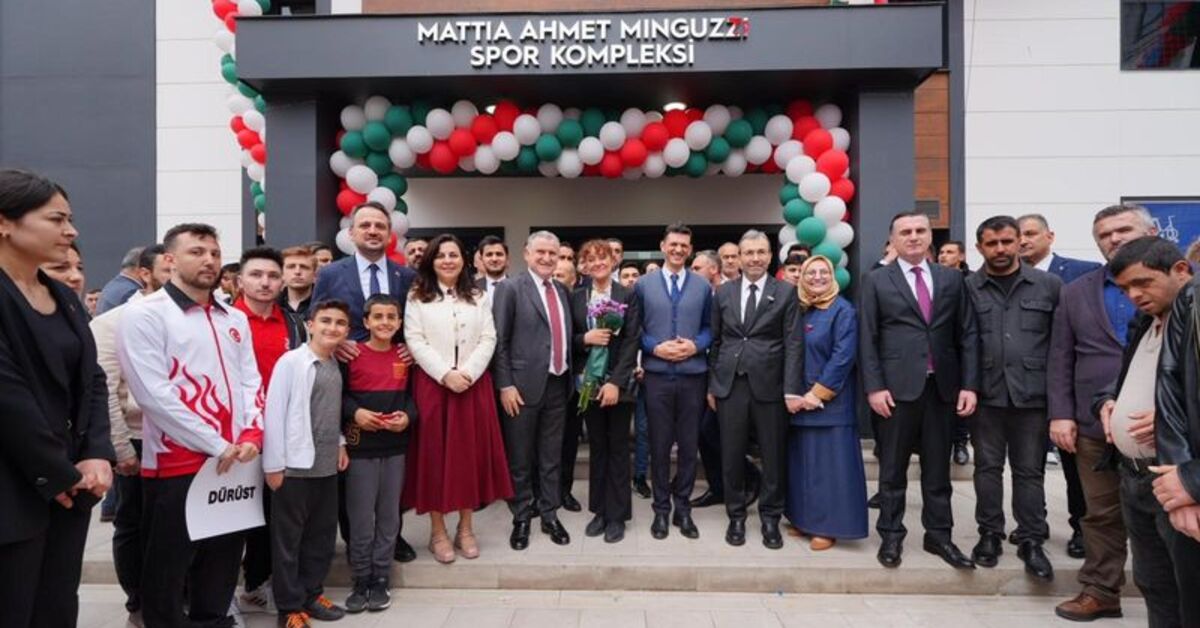 Pendik’te Mattia Ahmet Minguzzi Spor Tesisi açıldı